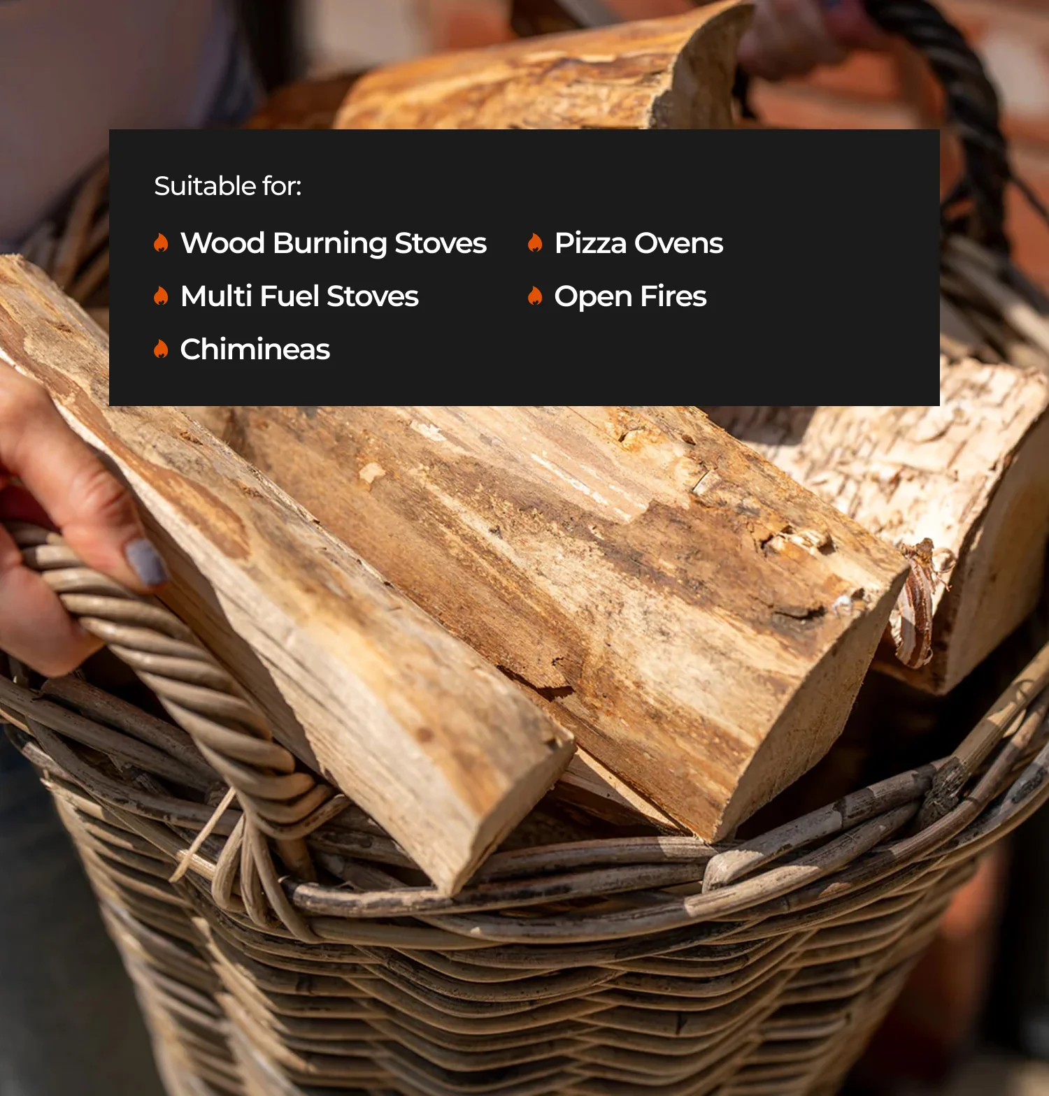 Homefire Kiln Dried Hardwood Logs - Bulk Bag (1.6m3) - Image 3